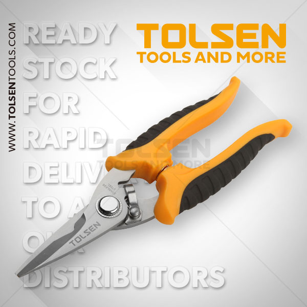 Picture of TOLSEN Multi-Purpose Scissor (180mm,7") Stainless Blade Model: 30042
