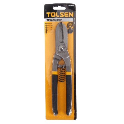 Picture of TOLSEN 10" Professional Tinman's Snips (250mm, 10") Bi-Dipped Handle 30030 - Kings Trading