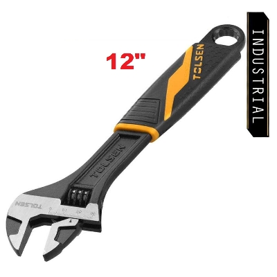 Picture of TOLSEN 12" Adjustable Wrench (300mm) Industrial series 15311 - Kings Trading