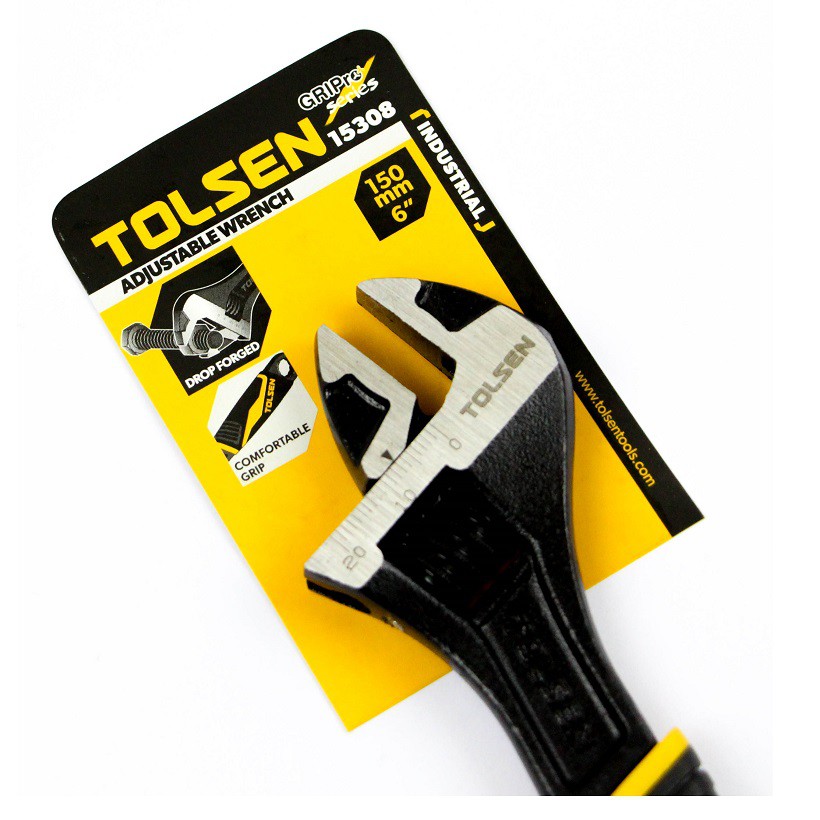 Picture of TOLSEN 6" Adjustable Wrench (150mm) Industrial series Model: 15308 - Kings Trading