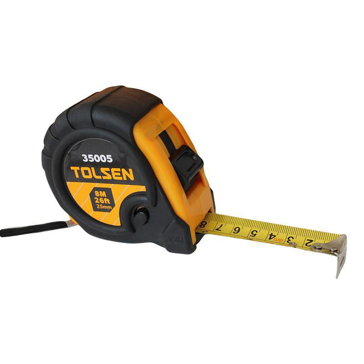 Picture of TOLSEN Measuring Tape 8M/26ft 35005 - Kings Trading