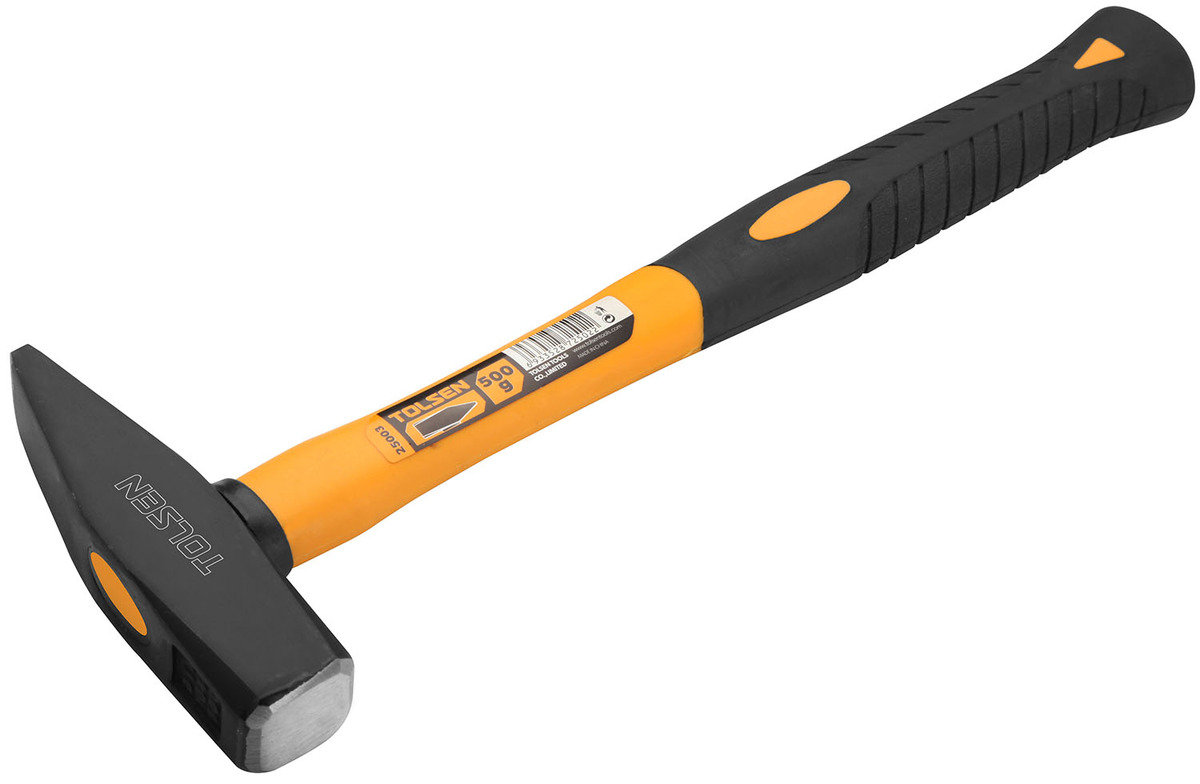 Picture of TOLSEN Machinist Hammer 500g Carbon Steel Fiberglass Soft Handle  25003 - Kings Trading