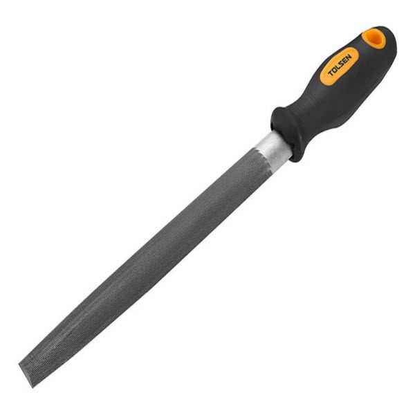 Picture of TOLSEN Steel File Half Round (8") TPR Handle For Metal Work Model: 32005
