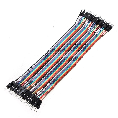 Picture of 40pcs 20cm Male To Male Jumper Cable Dupont Wire For Arduino