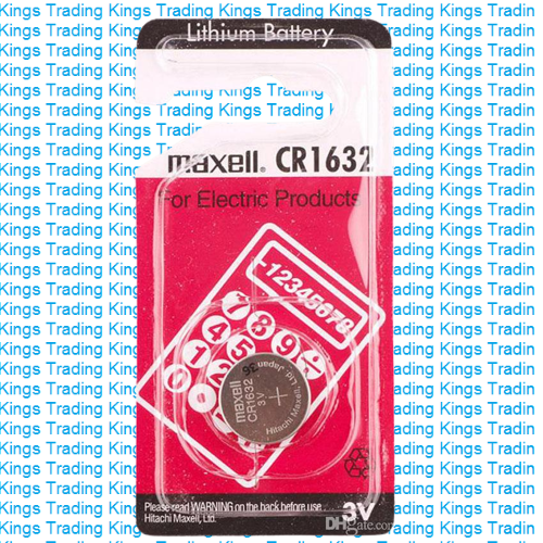 Picture of Maxell 3V Lithium Battery CR1632 Car remote battery made in japan