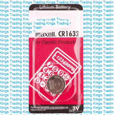 Picture of Maxell 3V Lithium Battery CR1632 Car remote battery made in japan