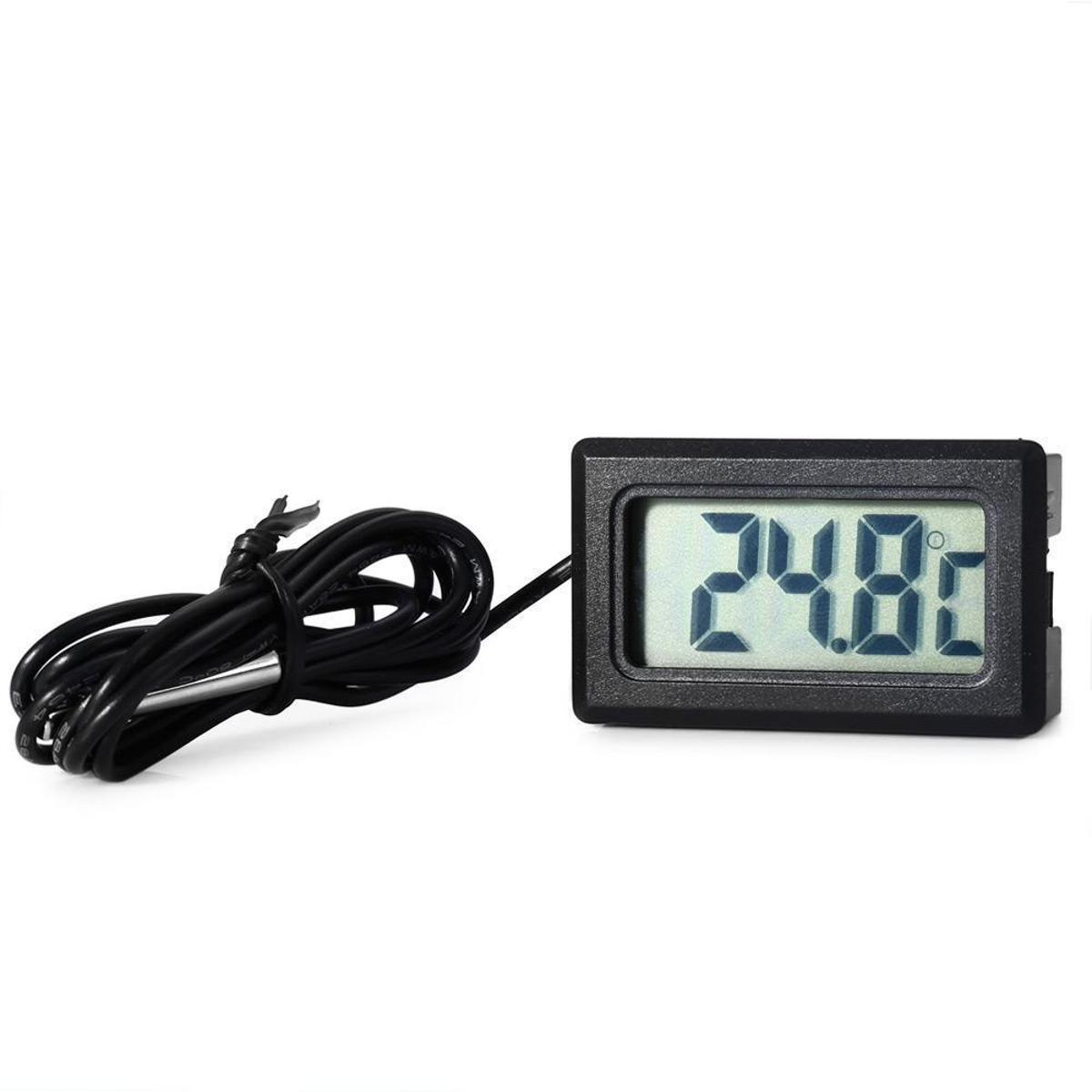 Picture of TL8009 Digital Thermometer with LCD Display (-50°C~ 110°C)-Black