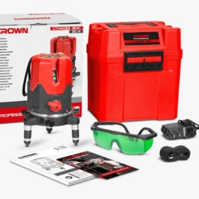 Picture of CROWN Line LASER Level 3 Lines Projection 2V1H1D 30M/ CT44023 - Kings Trading