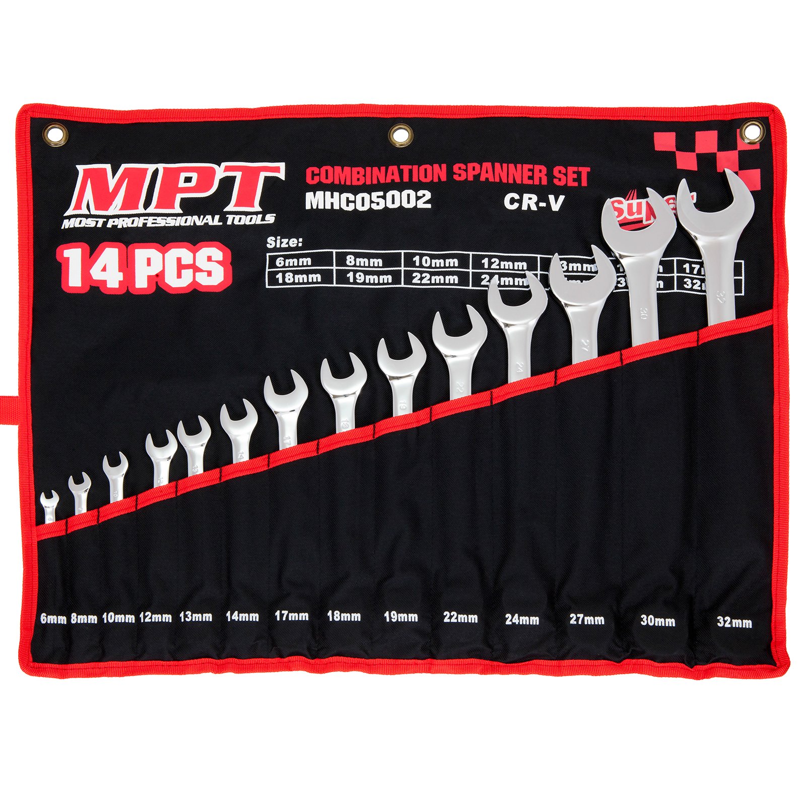 Picture of MPT 14Pcs Combination Spanner Set MHC05002 - Kings Trading