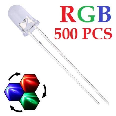 Picture of LED RGB 5mm Automatic Color Changing 500 Pieces