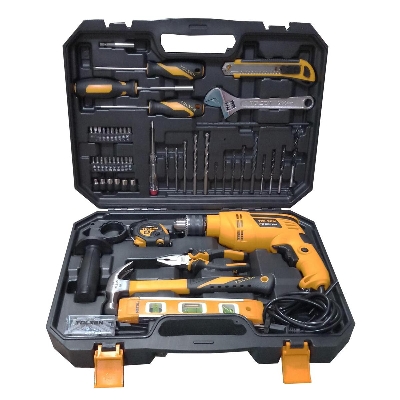 Picture of TOLSEN 95Pcs Hand Tool Set with Hammer Drill (710W) Industrial Series 79685 - Kings Trading