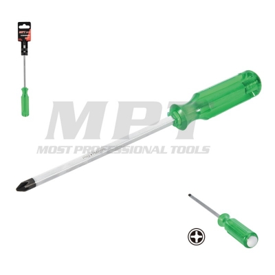 Picture of MPT Through Philip Screwdriver(PH3x200mm) CRV Magnetic Tip Screwdriver MHA01010-PH3x200 - Kings Trading