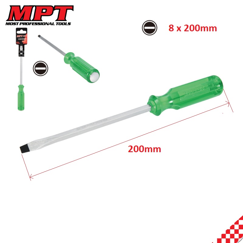 Picture of MPT Through Slotted Screwdriver(8x200mm)  MHA01010-8x200 - Kings Trading