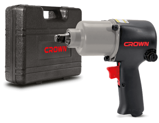 Picture of CROWN Pneumatic Impact Wrench 660N-m With 14 Pcs Accessories Model: CT380113 - Kings Trading