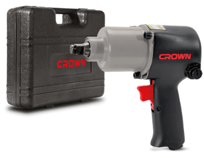 Picture of CROWN Pneumatic Impact Wrench 660N-m With 14 Pcs Accessories Model: CT380113 - Kings Trading
