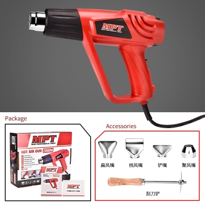 Picture of MPT Electric Heat / Hot Air 2000W 300-500L/min Model: MHG2003 - Kings Trading