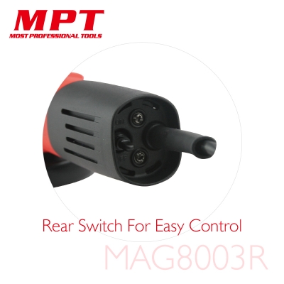Picture of MPT Angle Grinder 100mm (4 inch)  800W Slim Body Back Switch Model: MAG8003R