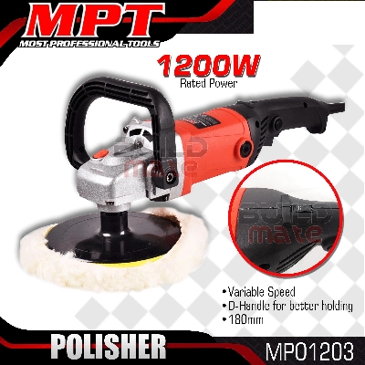 Picture of MPT Electric Polisher 180mm (7inch) 1200W Floor Car Polishing Machine Model: MPO1203