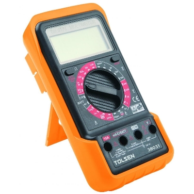 Picture of TOLSEN Digital Multimeter with Large LCD Display Industrial Series 38031 - Kings Trading