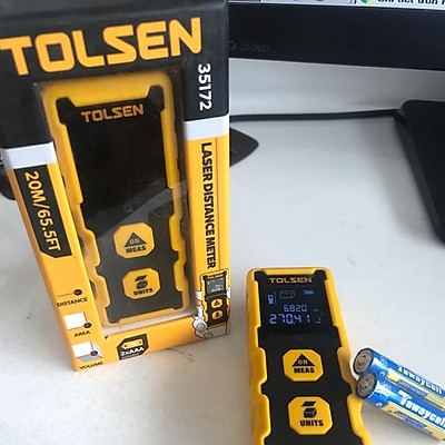 Picture of TOLSEN 20M Distance Meter (0.2-20M, 0.65-65.5FT) 35172 - Kings Trading