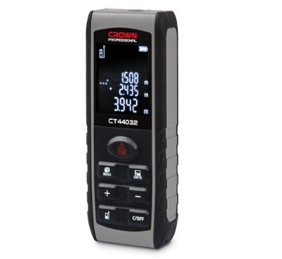 Picture of CROWN 80M Digital LASER Distance Measure Meter (0-260ft)CT44034 - Kings Trading