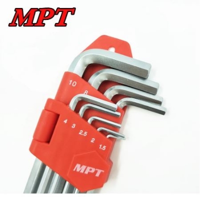 Picture of MPT 9Pcs Short Arm Hex Key Ball point Allen key Set  MHA02002-1 - Kings Trading