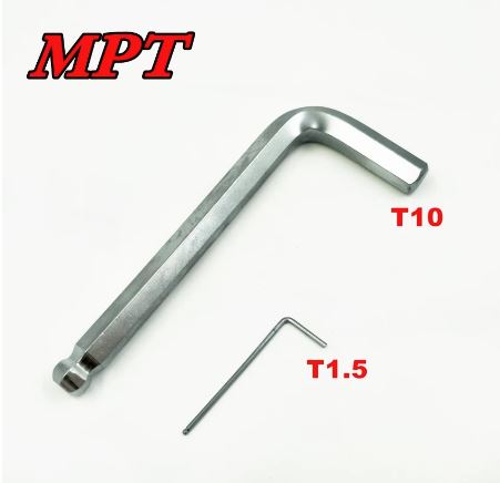 Picture of MPT 9Pcs Short Arm Hex Key Ball point Allen key Set  MHA02002-1 - Kings Trading