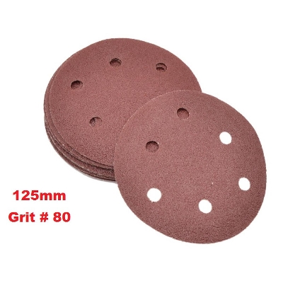Picture of CROWN Sanding Disc For Random Orbit Sander 125mm grit#80 CTSPP0024 - Kings Trading