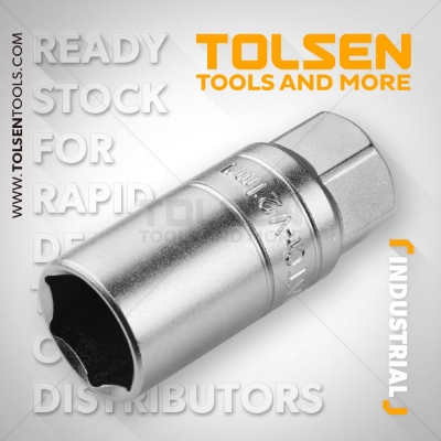 Picture of TOLSEN 12mm Deep Socket Wrench 1/2" Drive Industrial Grade Model: 16562