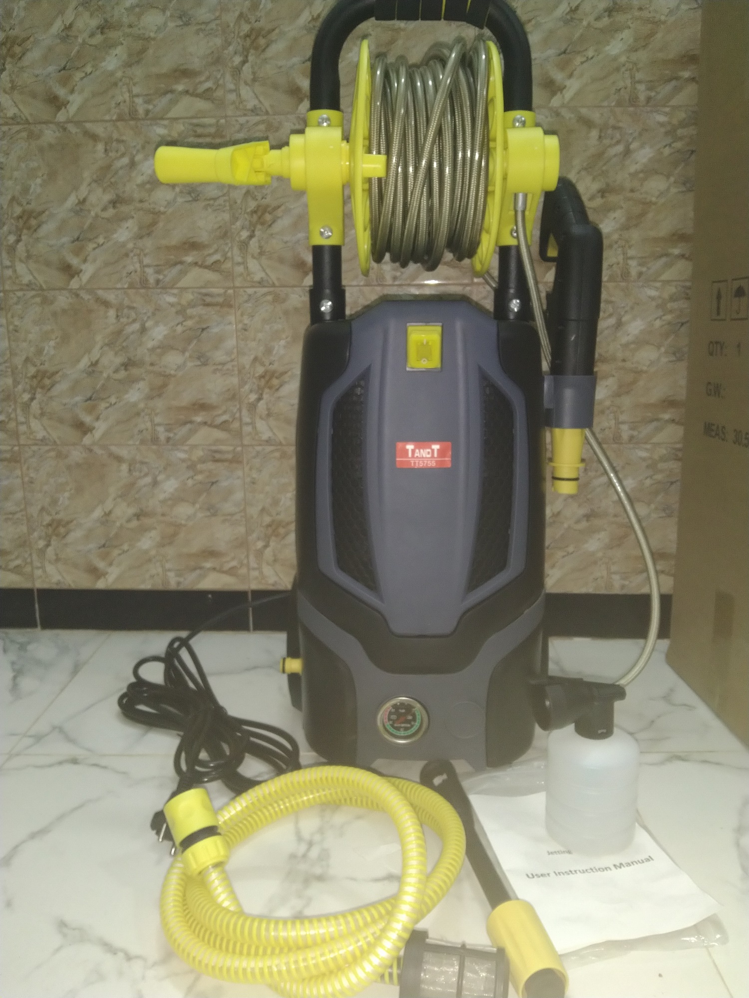 Picture of TANDT 1500W High Pressure Washer Car Washer Bike Washer pressure 100bar Modle: TT5795