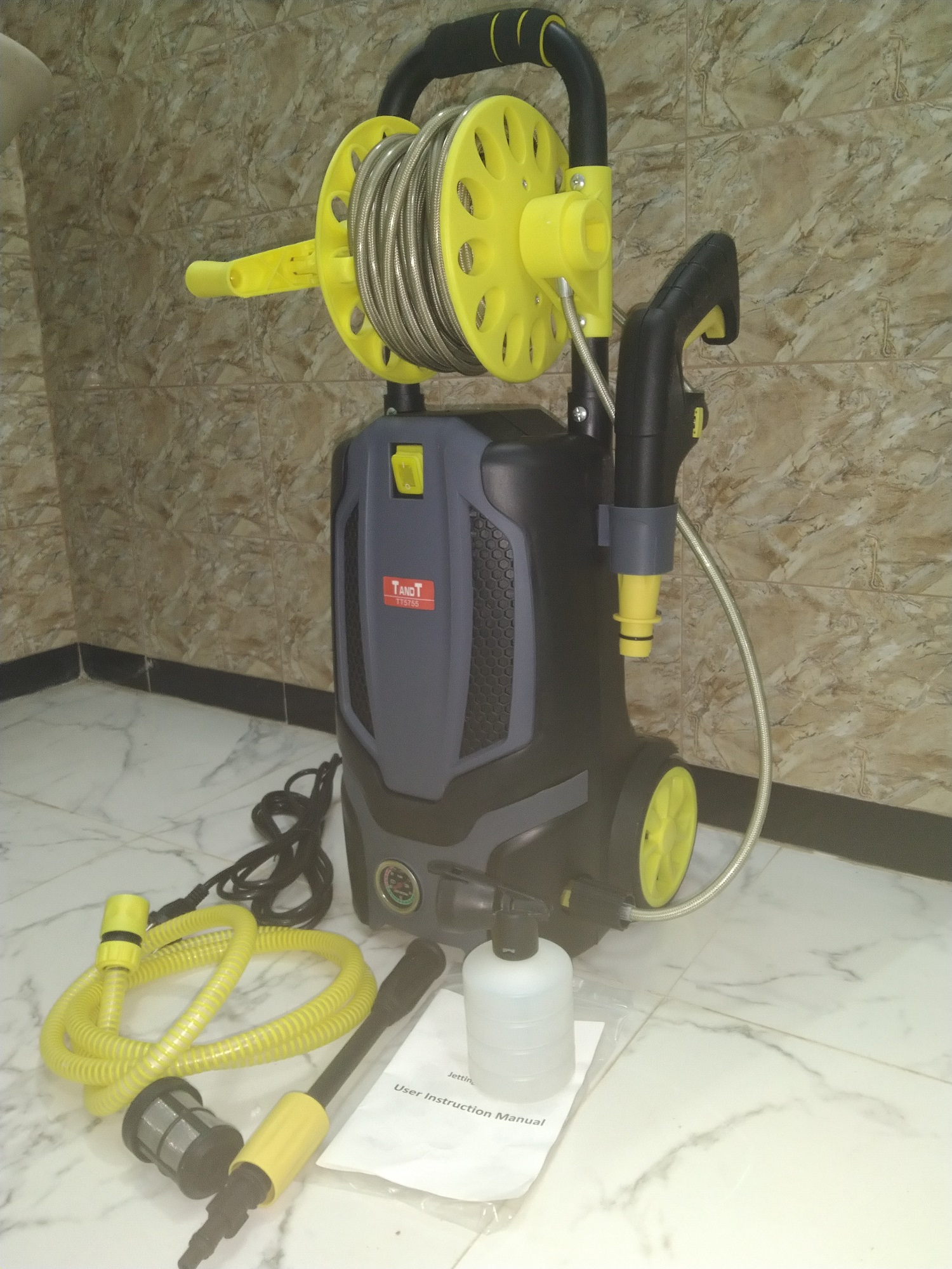 Picture of TANDT 1500W High Pressure Washer Car Washer Bike Washer pressure 100bar Modle: TT5795