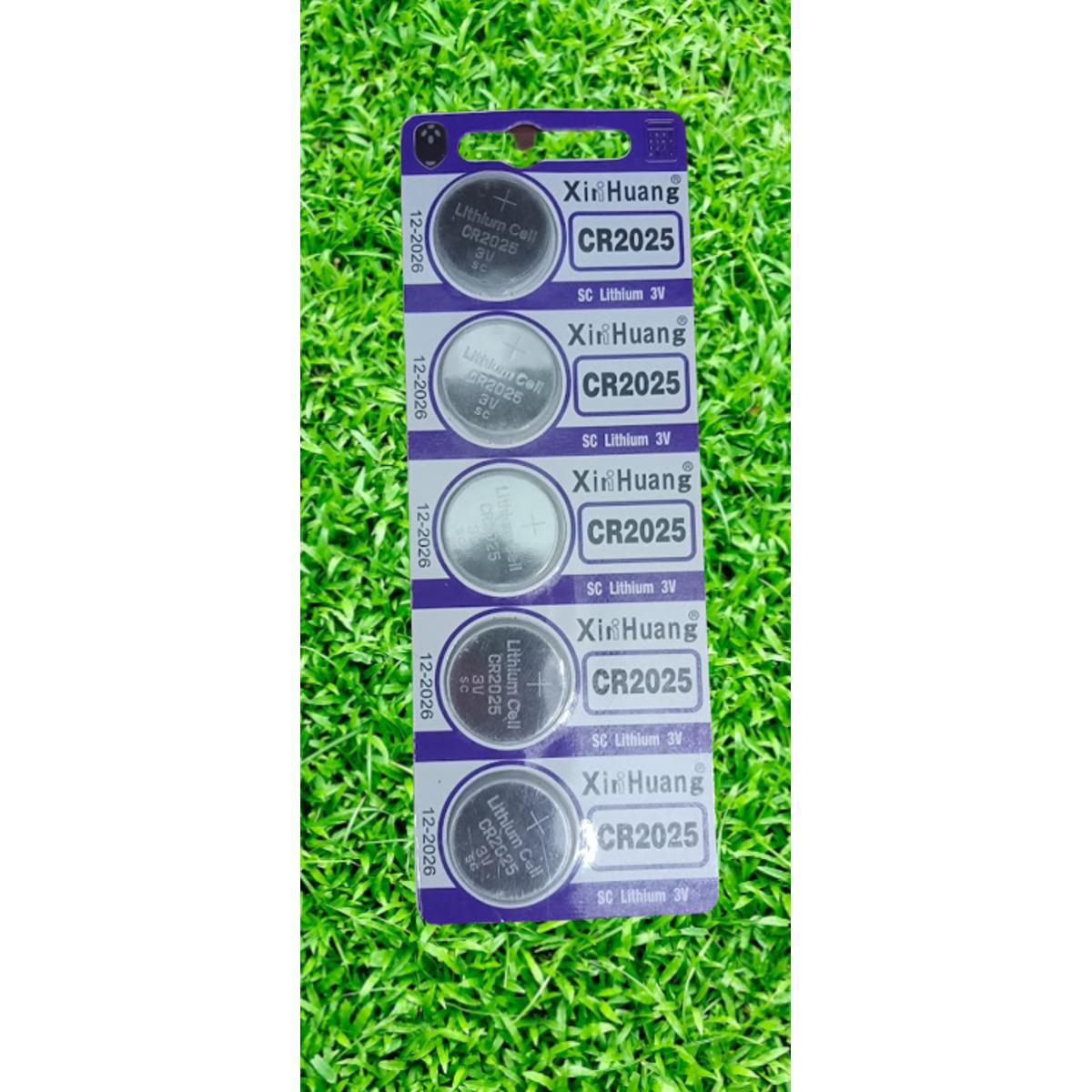 Picture of Xin Huang CR2025 3V Lithium Ion Li-ion Button Cell Battery - 05 Pcs pack - Kings Trading