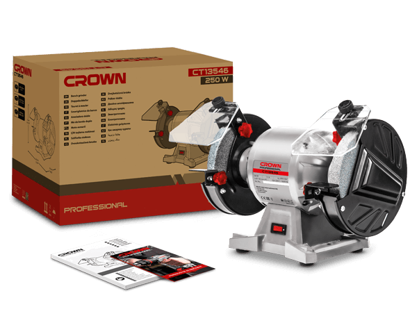 Picture of CROWN 6" 250W Bench Grinder 150mm CT13546 - Kings Trading