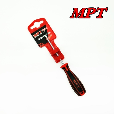 Picture of MPT 3x75mm Slotted Flat Screwdriver Magnetic Tip Model: MHA01001-3x75 - Kings Trading