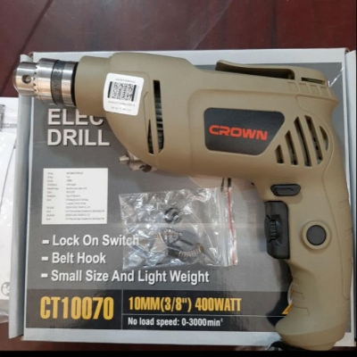 Picture of CROWN Electric Drill 400W 10mm Model: CT10070