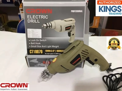 Picture of CROWN Electric Drill 400W 10mm Model: CT10070