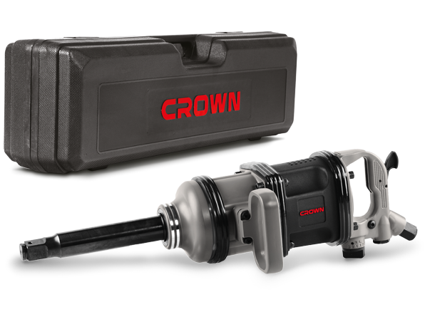 Picture of CROWN Pneumatic Impact Wrench Max. torque 3260Nm, Tool holder 1" or (25.4mm) , 116-174 psi, CT38083 - Kings Trading