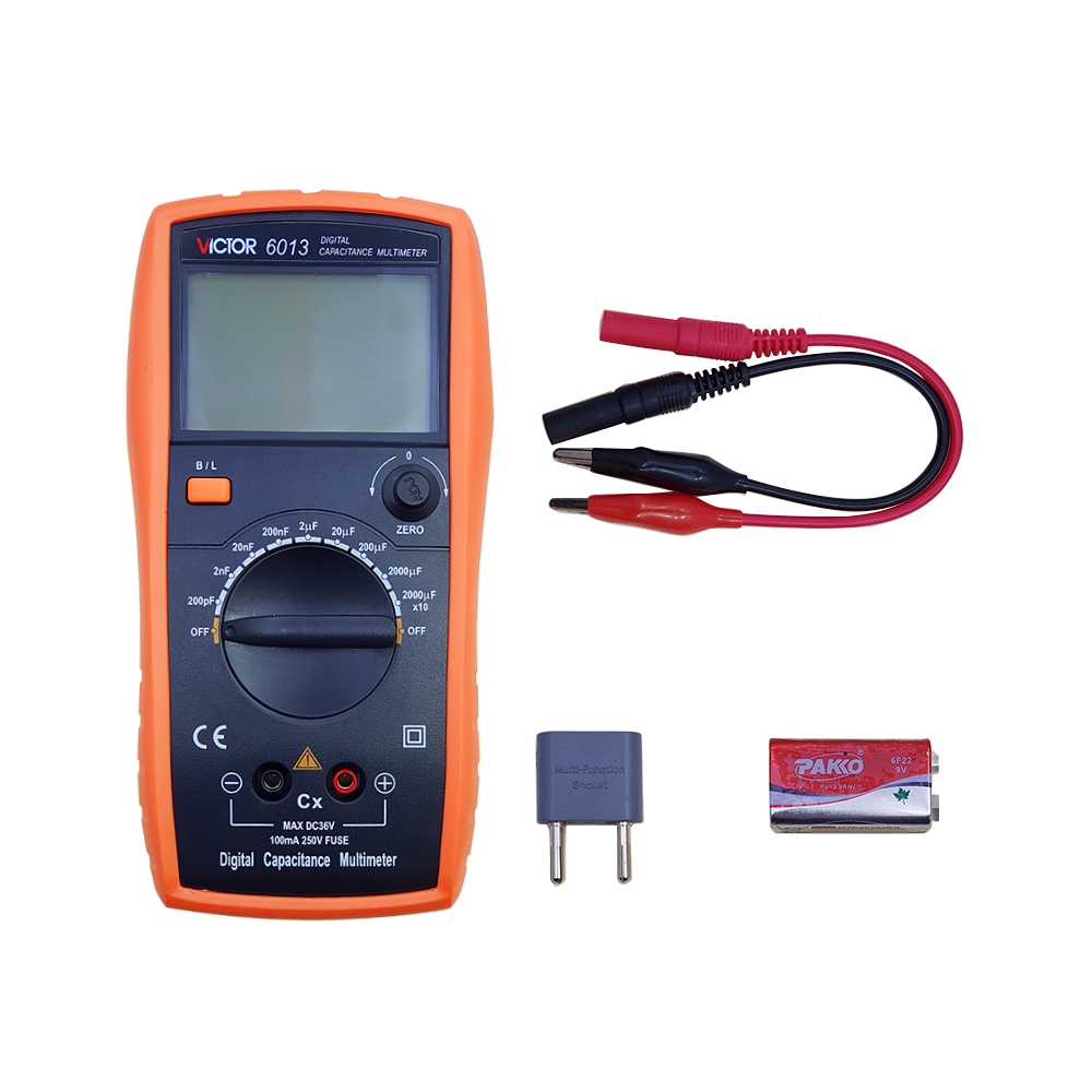 Picture of VICTOR 6013 Digital Capacitance Multimeter Capacitor meter - Kings Trading