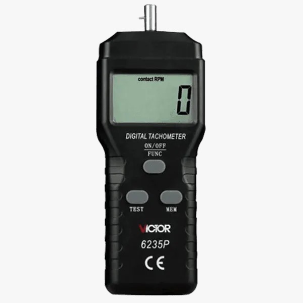 Picture of VICTOR 6235P Digital contact Tachometer  5-digit - Kings Trading