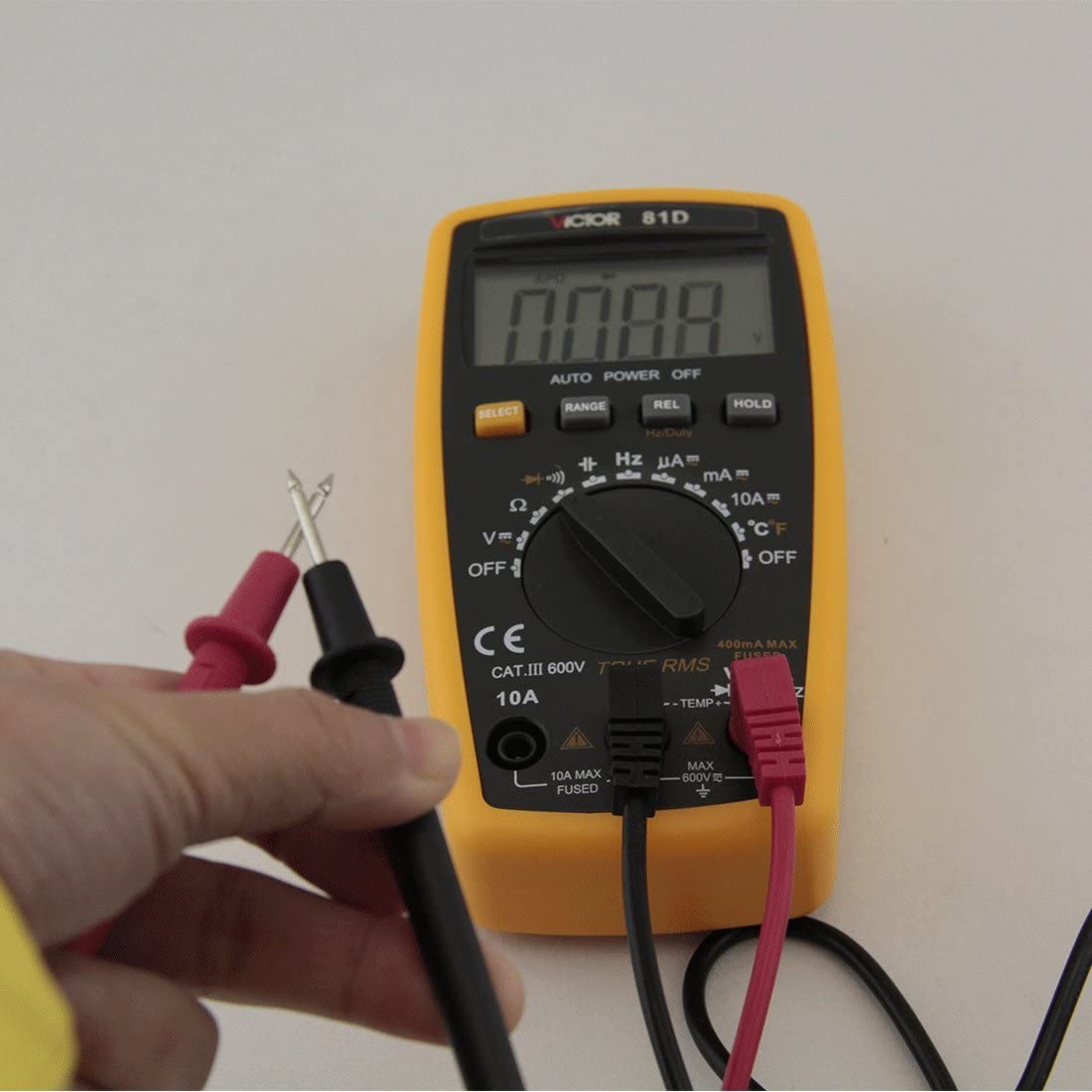 Picture of VICTOR VC81D Digital Multimeter Pocket Size Mini AC DC Voltage Current Tester - Kings Trading
