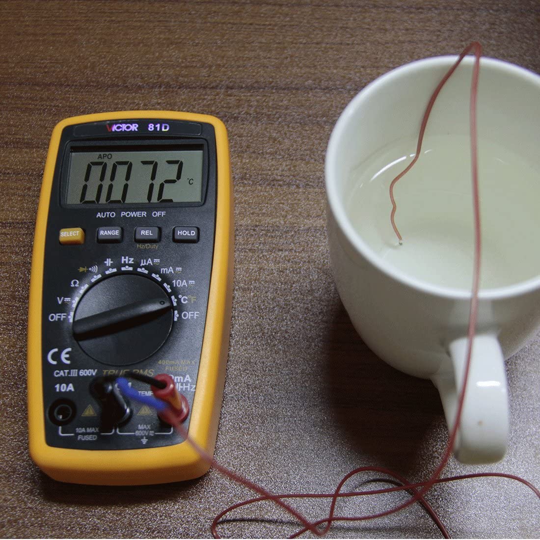 Picture of VICTOR VC81D Digital Multimeter Pocket Size Mini AC DC Voltage Current Tester - Kings Trading