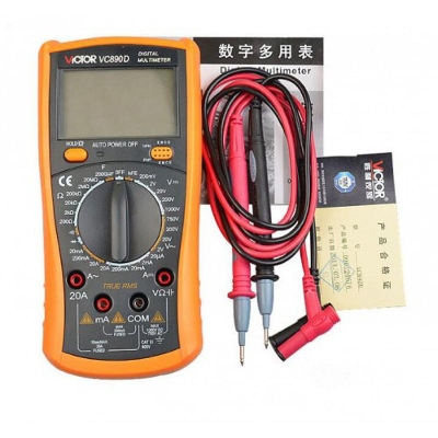 Picture of VICTOR VC890D True RMS AC DC Digital Multimeter 20mF Backlight Tester Capacitance Meter - Kings Trading