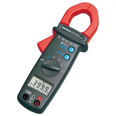 Picture of SANWA DCM400AD Digital clamp meter AC/DC 400A 600V Suitable for automotive maintenance & DMM functions
