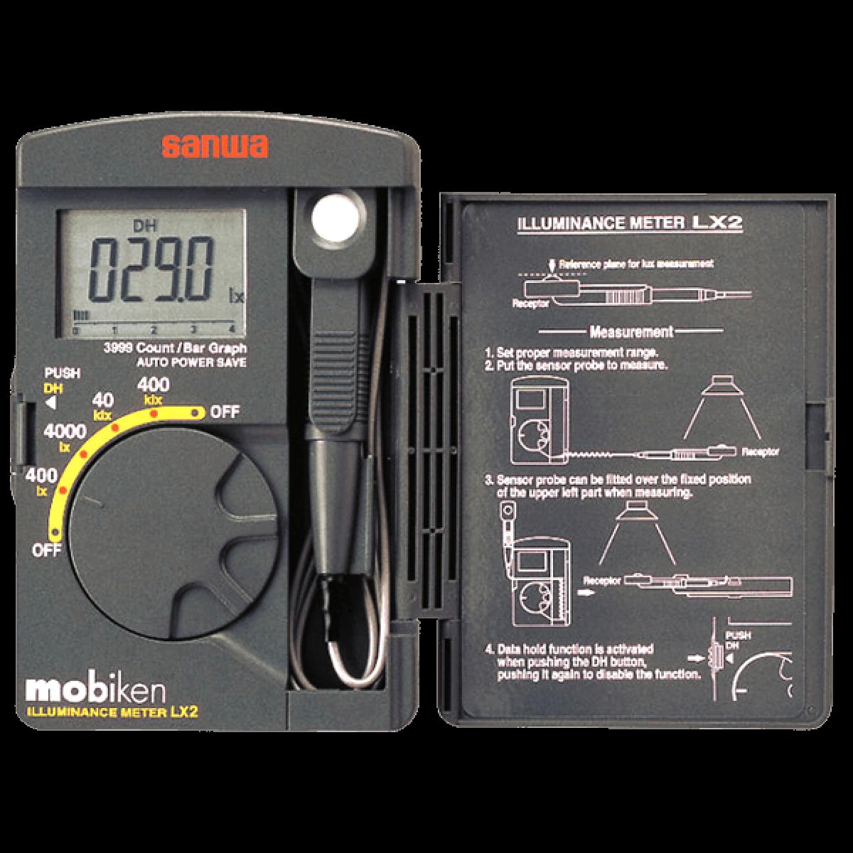 Picture of Sanwa LX2 Digital Photo Meter Maximum Light Level 399.9lx