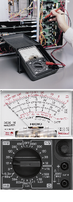 Picture of Hioki 3030-10 HiTESTER Analog Multimeter, Manual-Ranging, Average-Sensing