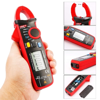 Picture of UNI-T UT210E True RMS AC/DC Current Mini Clamp Meter Capacitance Tester - Kings Trading
