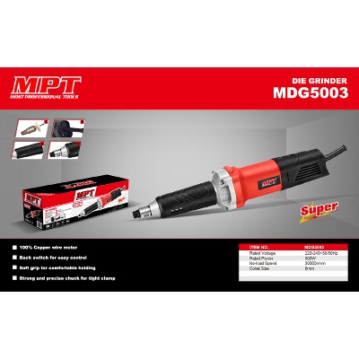 Picture of MPT Die Grinder 500w, Collet: 6mm (1/4 ") Long Neck Mini Soft Hand Electric Power  MDG5003 - Kings Trading