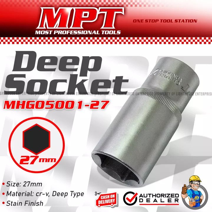 Picture of MPT 24mm Socket Wrench  1/2" Drive MHG04001-24 - Kings Trading