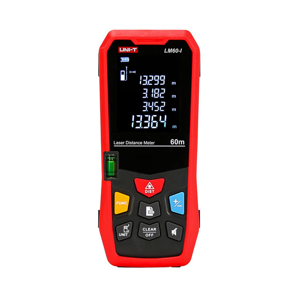 Picture of UNI-T LM60 Distance Meter 60M (196ft) Laser Measure