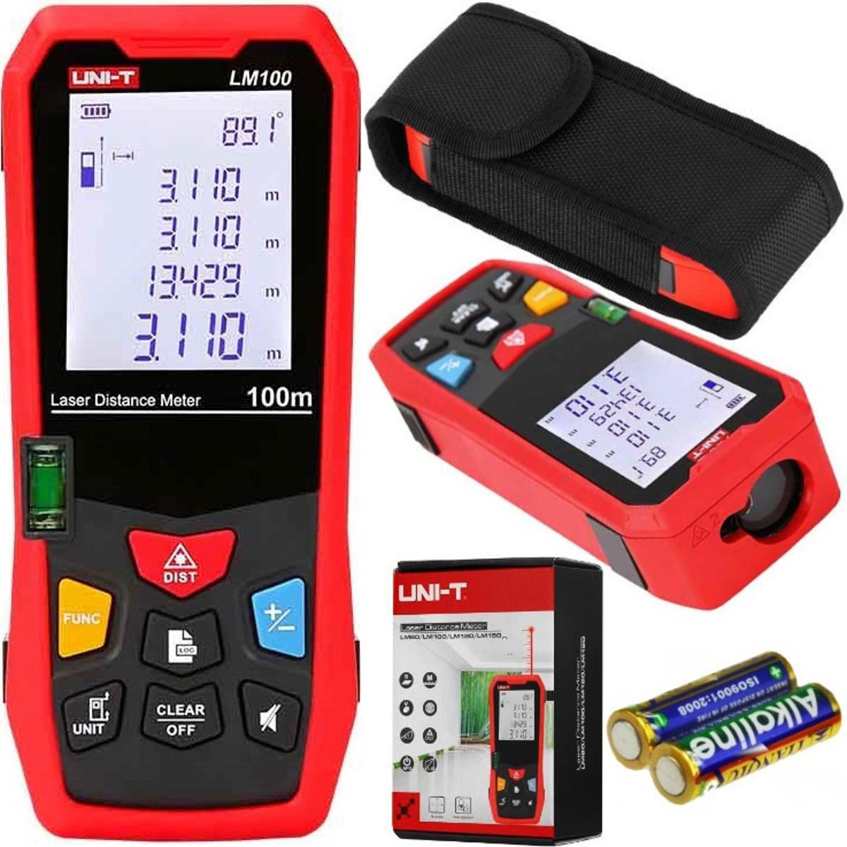 Picture of UNI-T LM100 Distance Meter 100M (328ft) LASER Measure - Kings Trading